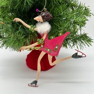 Marquis by Waterford Flitty Giddie Ice Skater Christmas Ornament 2004